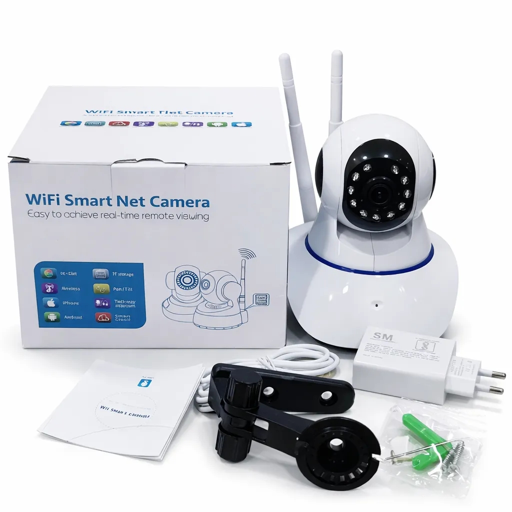[KBS-1632] V380 Pro WiFi Smart Security Camera with Antenna