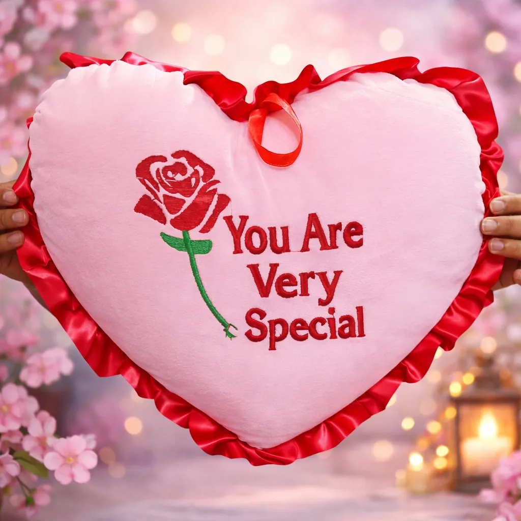 [KBS-1646] Heart Shape Soft Plush Cushion | Gift for Valentine