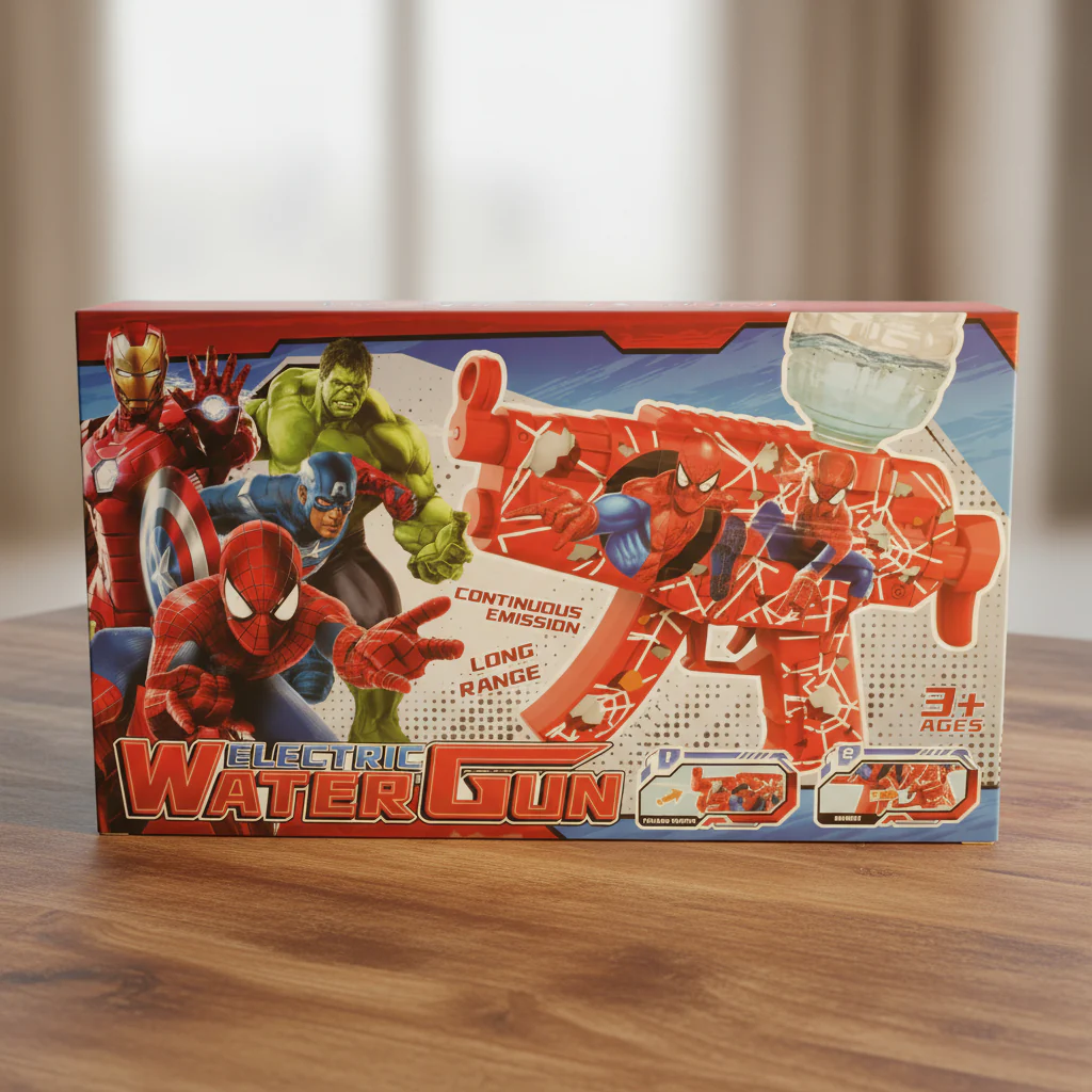 [KBS-1663] Electric Spider Man Theme Water Gun Pichkari