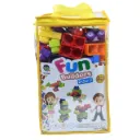 Fun Builders Blocks & Puzzles for Toddlers | Non-Toxic Easy-to-Assemble Building Toy Set