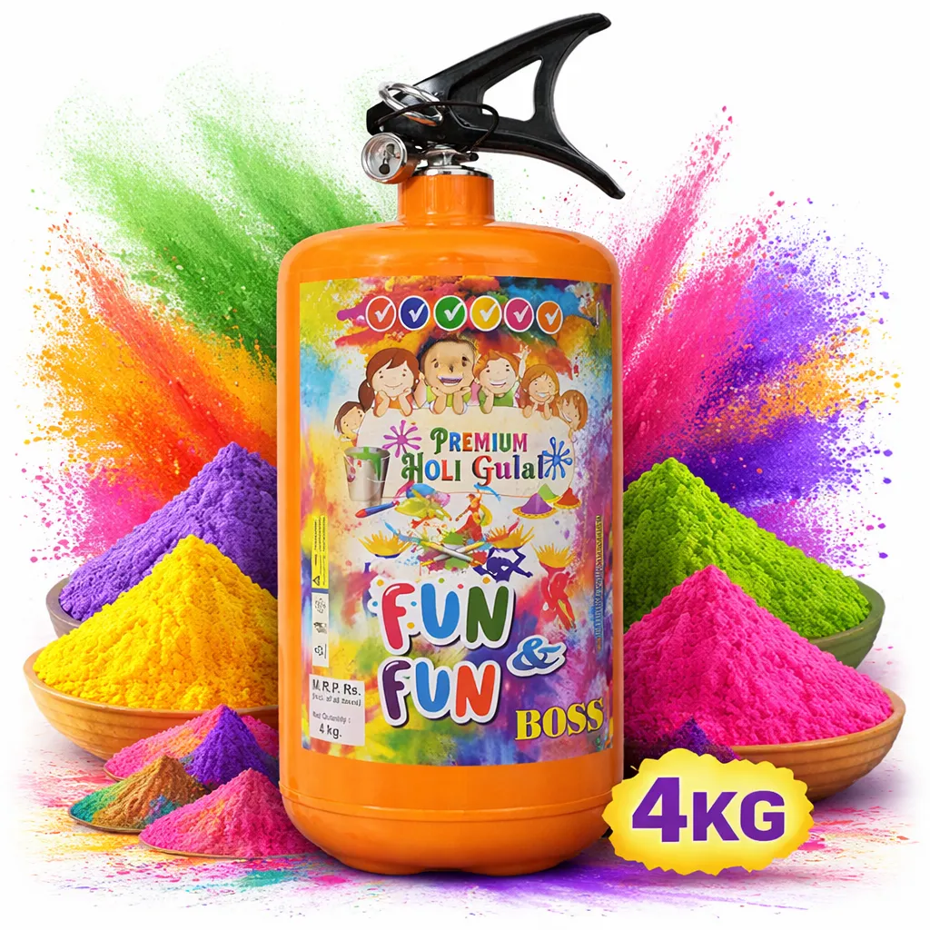 [KBS-1706] Holi Gulal Cylinder (4KG)