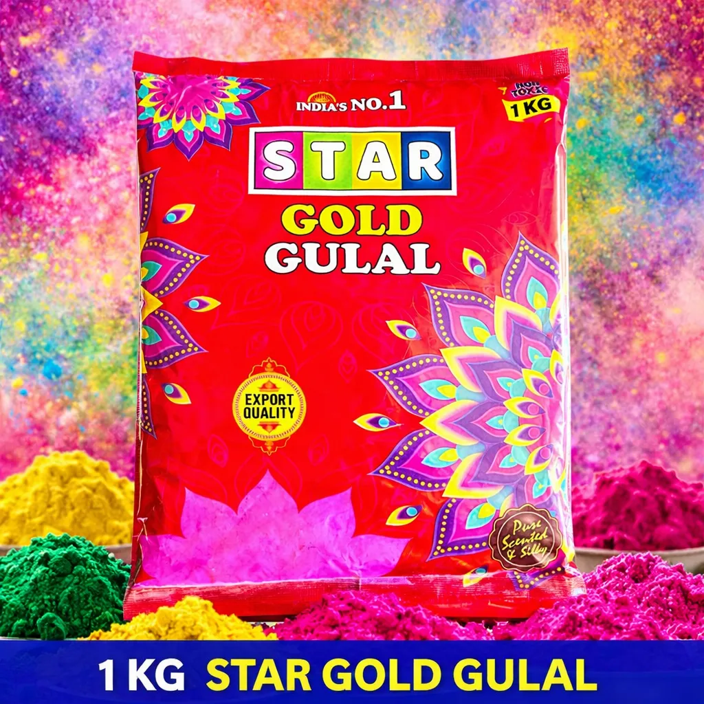 Star Gold Gulal (1 KG)