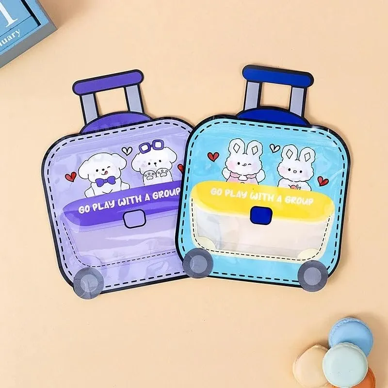 [KBS-1755] Trolley Shape Zip Lock Pouch (1 Pouch, 16X21cm)