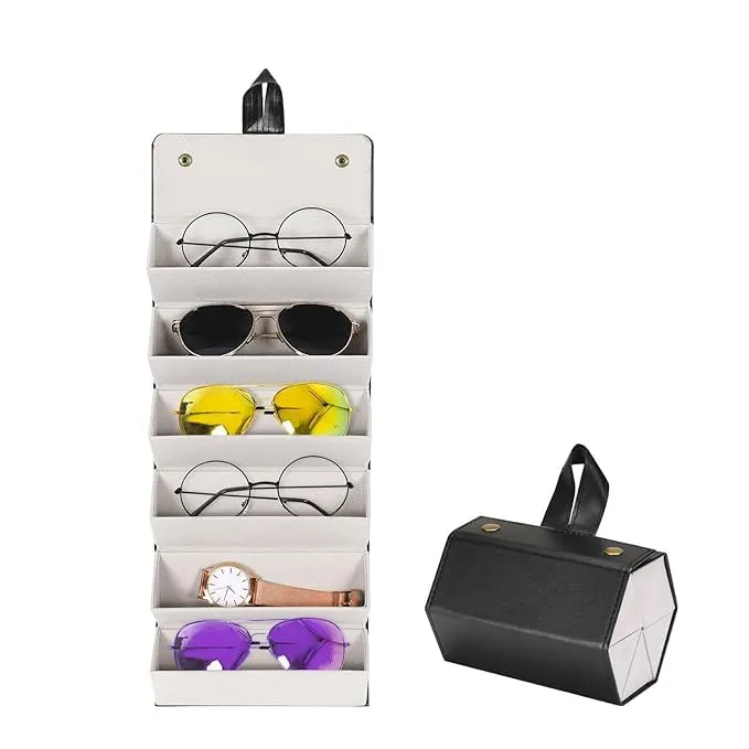 6 Slot Travel Sunglasses Organizer