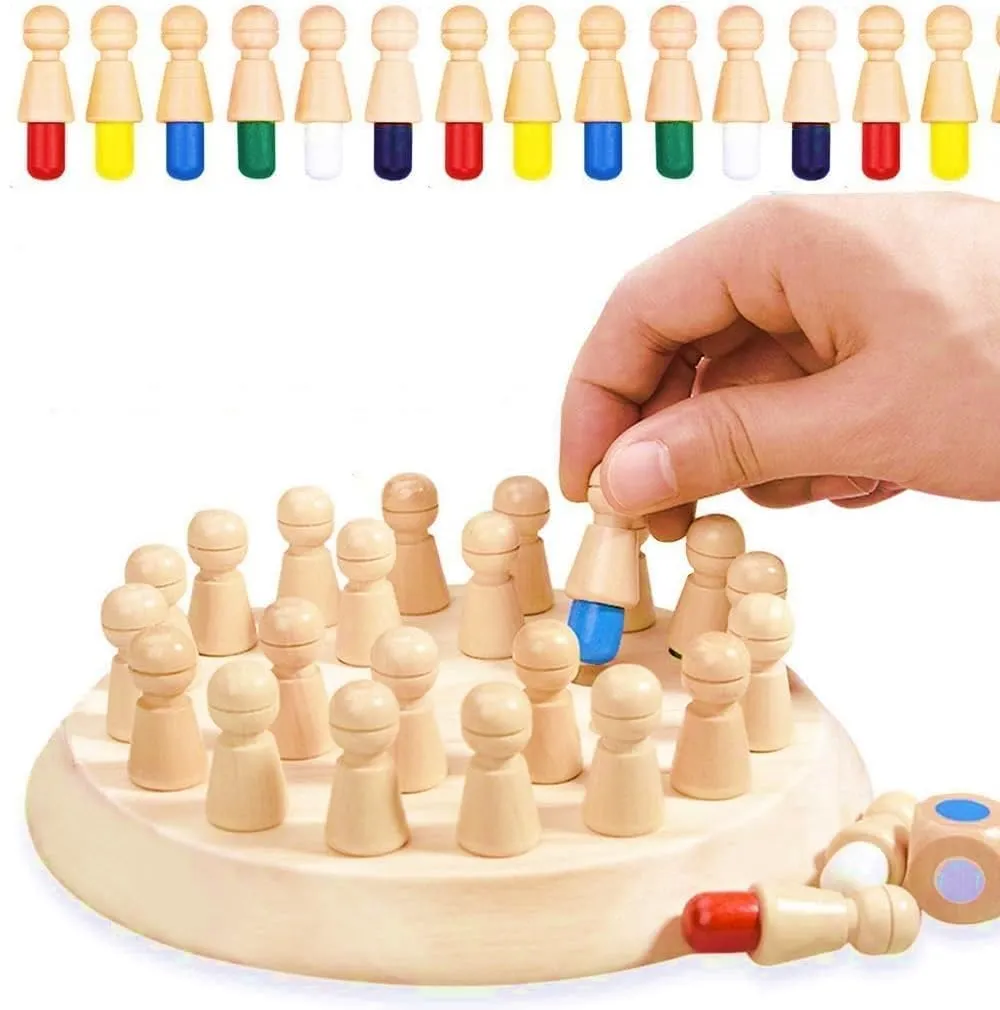 [KBS-1775] Wooden Memory Chess Game