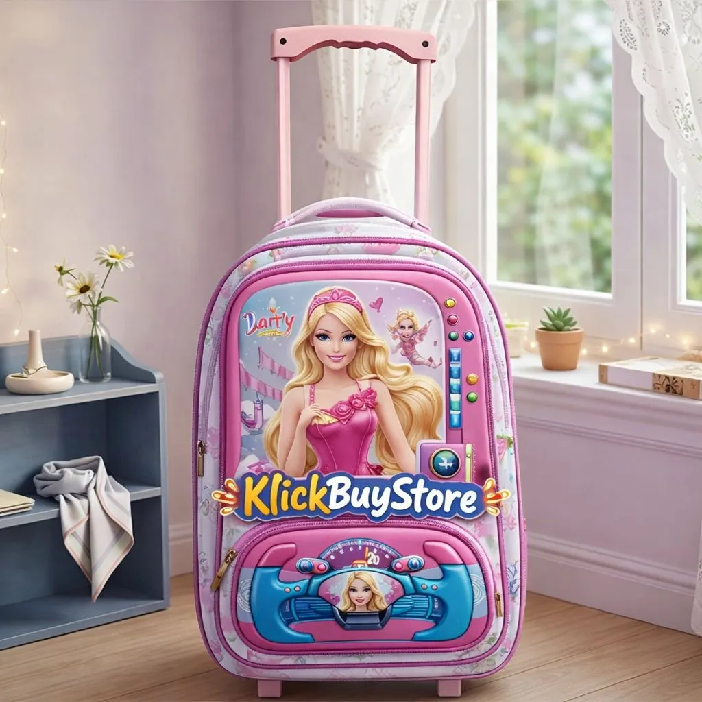 [KBS-1795-3] School Trolley Bag with Wheels (Big Size)