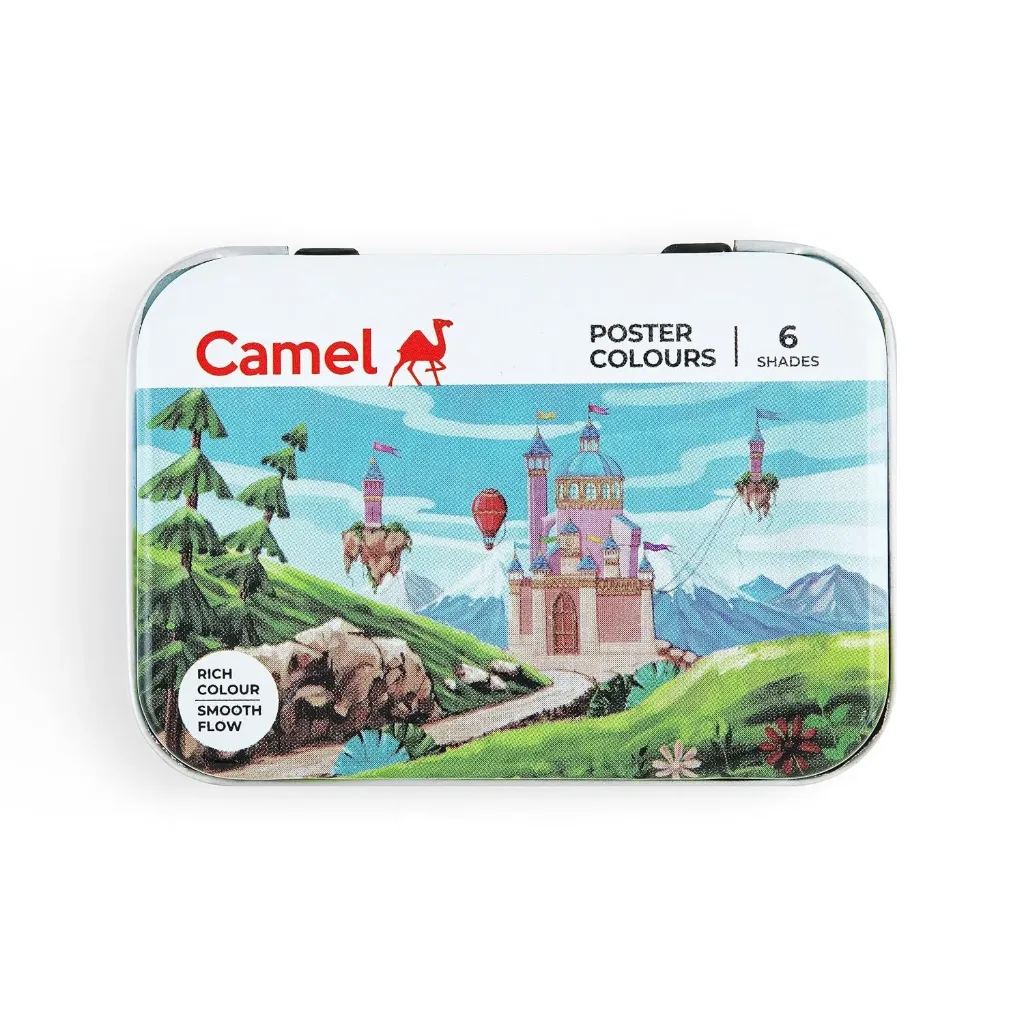 [KBS-1818] Camel Poster Colours (6 Shades, 10ml each)