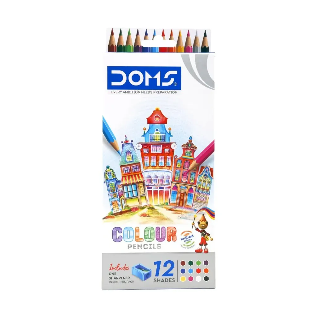 [KBS-1826] Doms Colour Pencils (12 Shades)