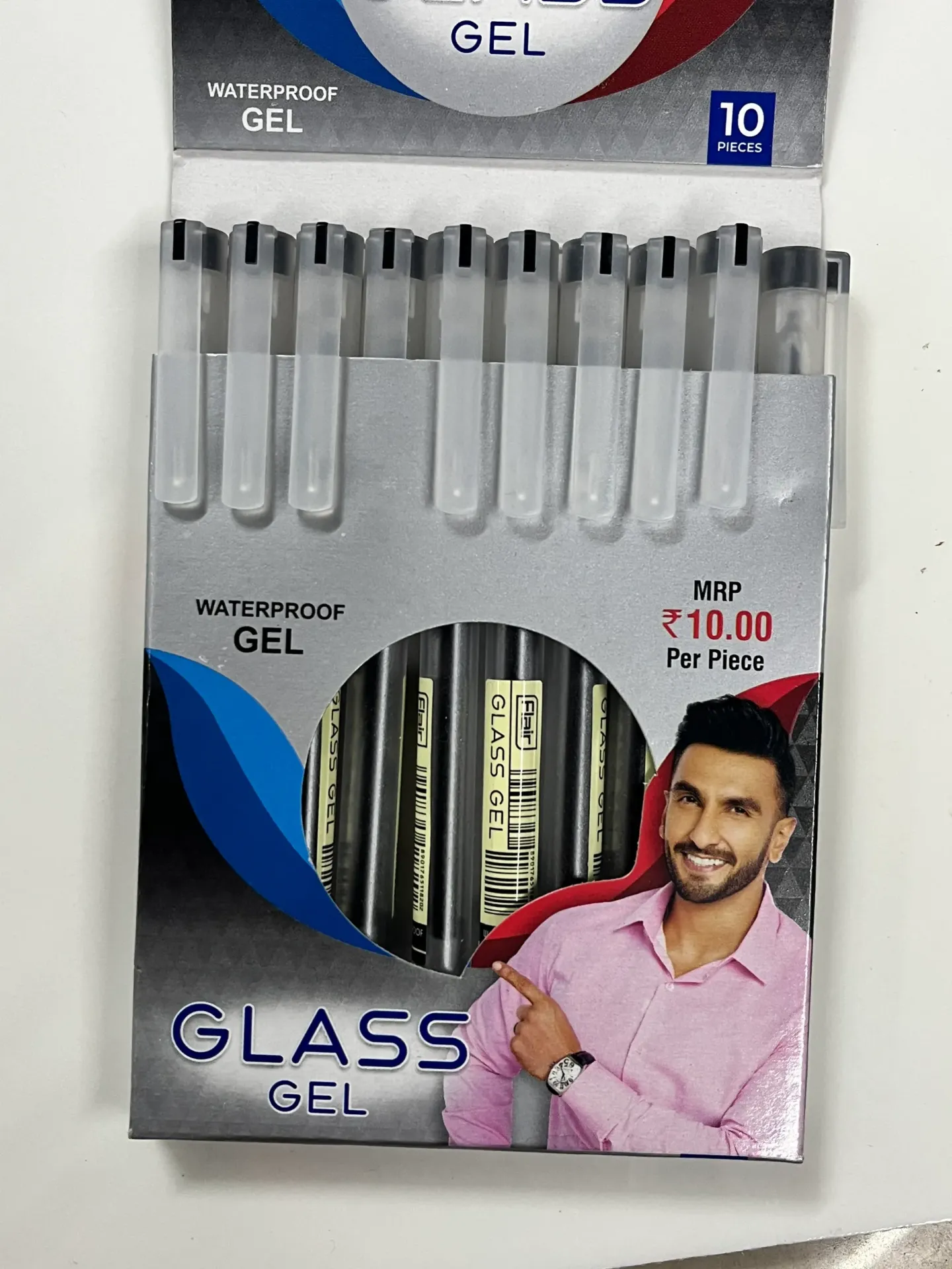 [KBS-1831] Flair Glass Gel Pen (Black)