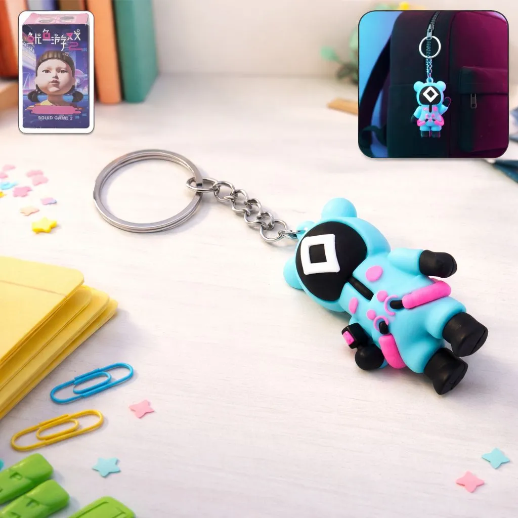 [KBS-1872] Soft Silicone Cartoon Keychain (1 Pc, Mix Design)