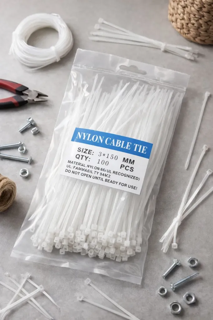 [KBS-1878] Self Locking Cable Ties (3X150mm)