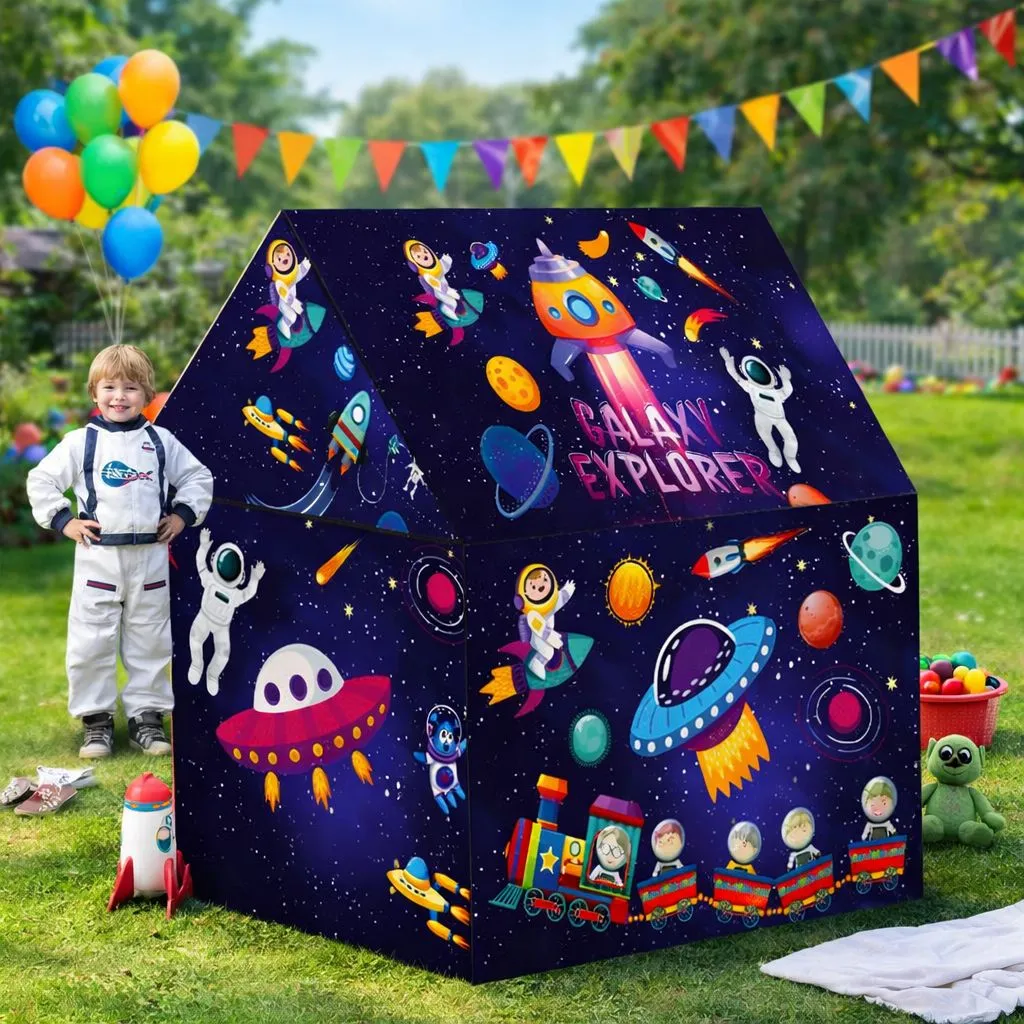 [KBS-1887] Kids Play Tent House (Space Theme)