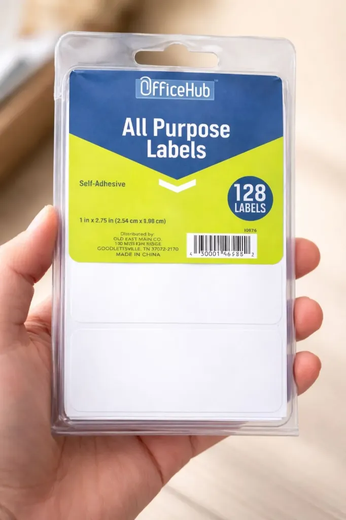 Self Adhesive All Purpose Labels (1 Sheet)