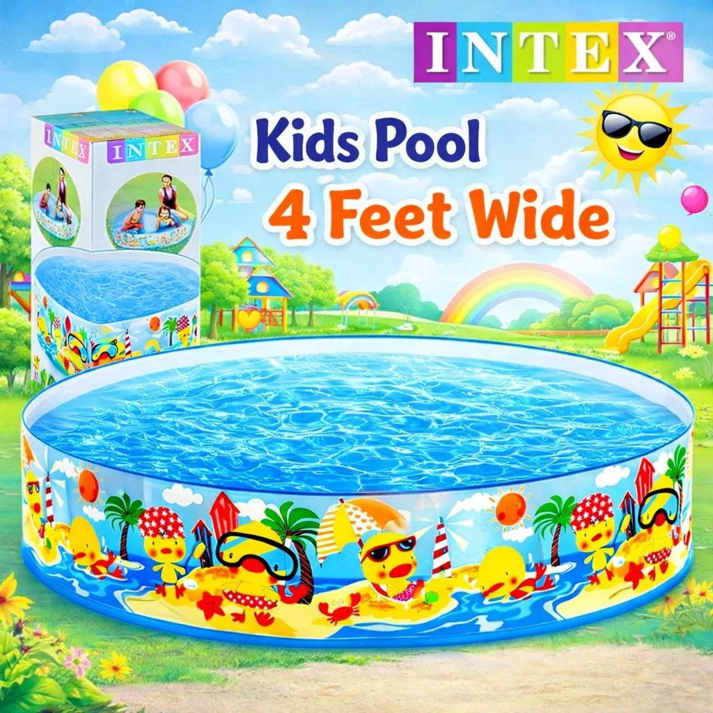Intex Swimming Pool 4 Feet (58477NP)