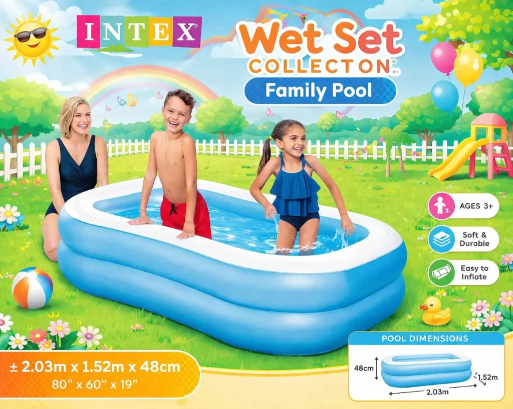 [KBS-1907] Intex Swimming Pool (57180NP) - 6.5 Feet