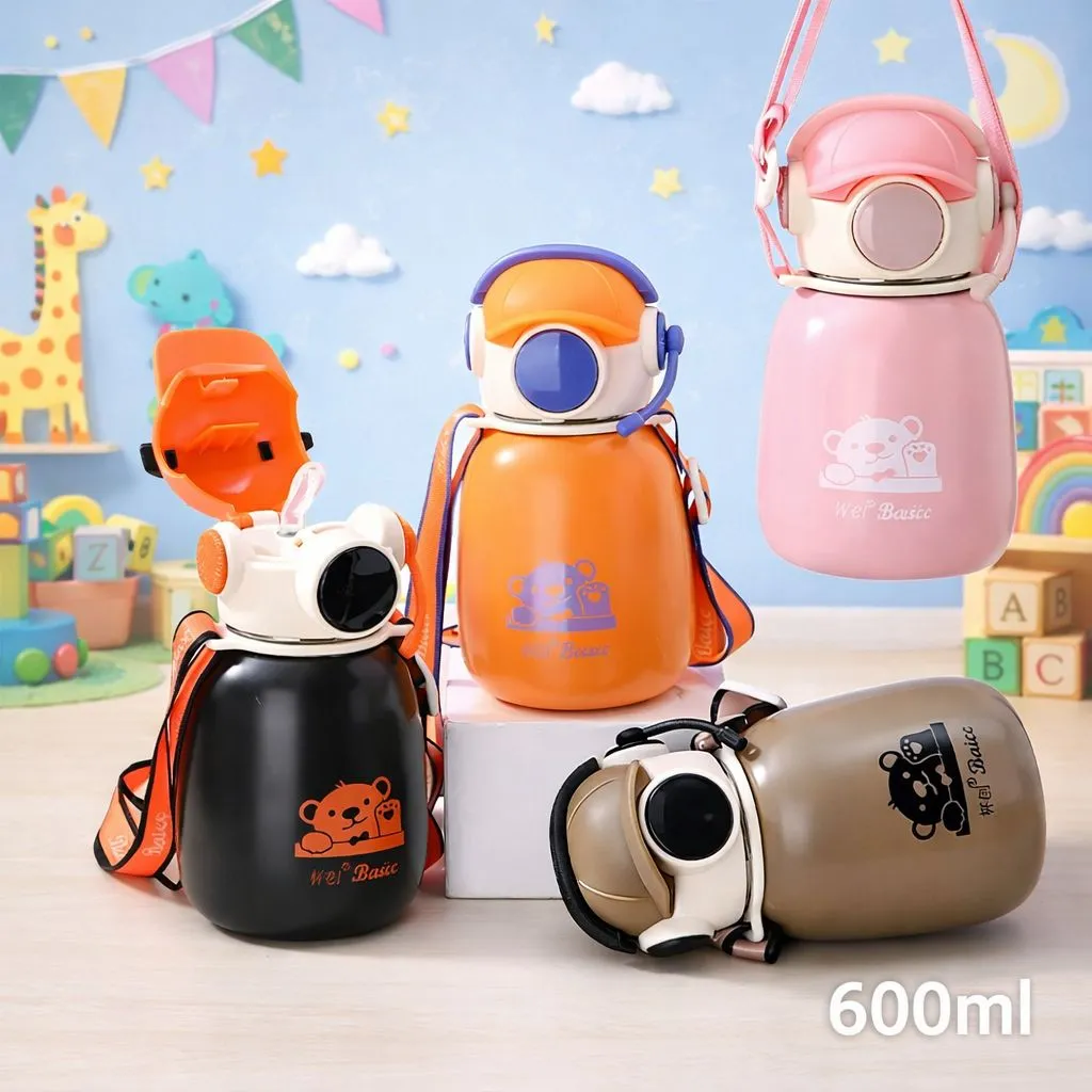 [KBS-1898] Stainless Steel Sipper Vacuum Water Bottle (600ml) Model: HH-20