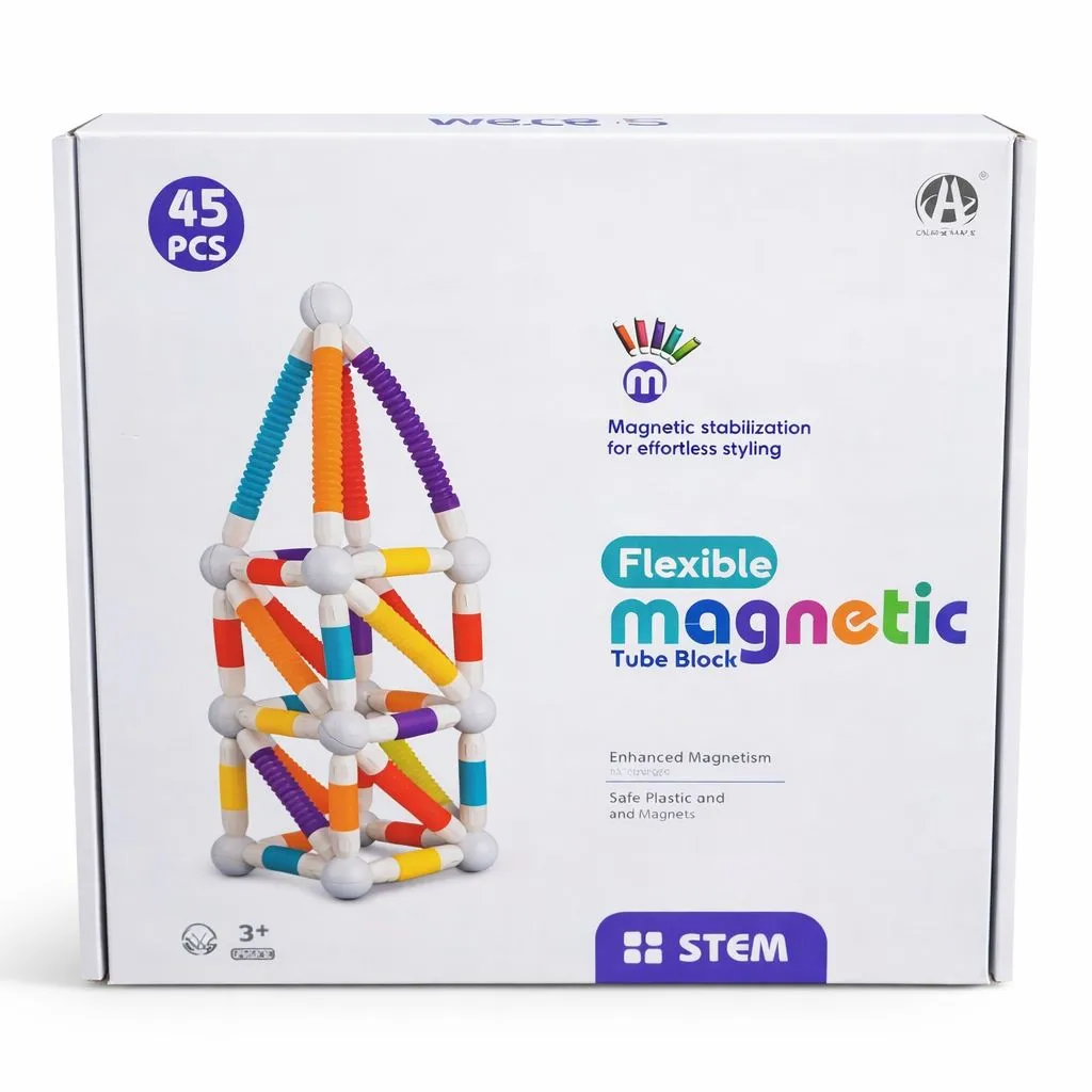 Flexible Magnetic Tube Block (45 Pcs)