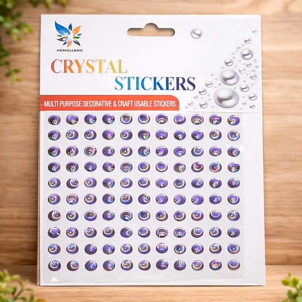 Decorative Stickers (Purple Stone)