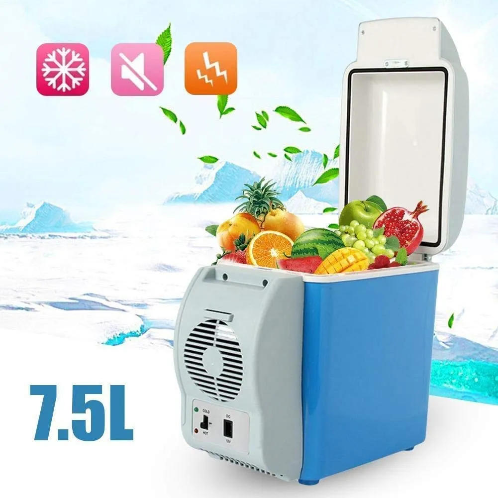 [KBS-1961] Mini Refrigerator 7.5L Compact & Portable | Small Fridge for Car, Office & Bedroom | Cooling & Storage Solution