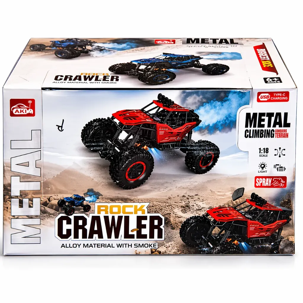 [KBS-1972] Remote Control Car (Rock Crawler Metal Car with Smoke & Light) Item No: 85570