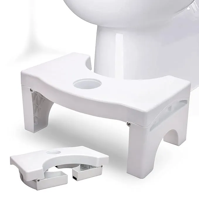 Foldable Toilet Stool for Potty Training & Western Toilet Use