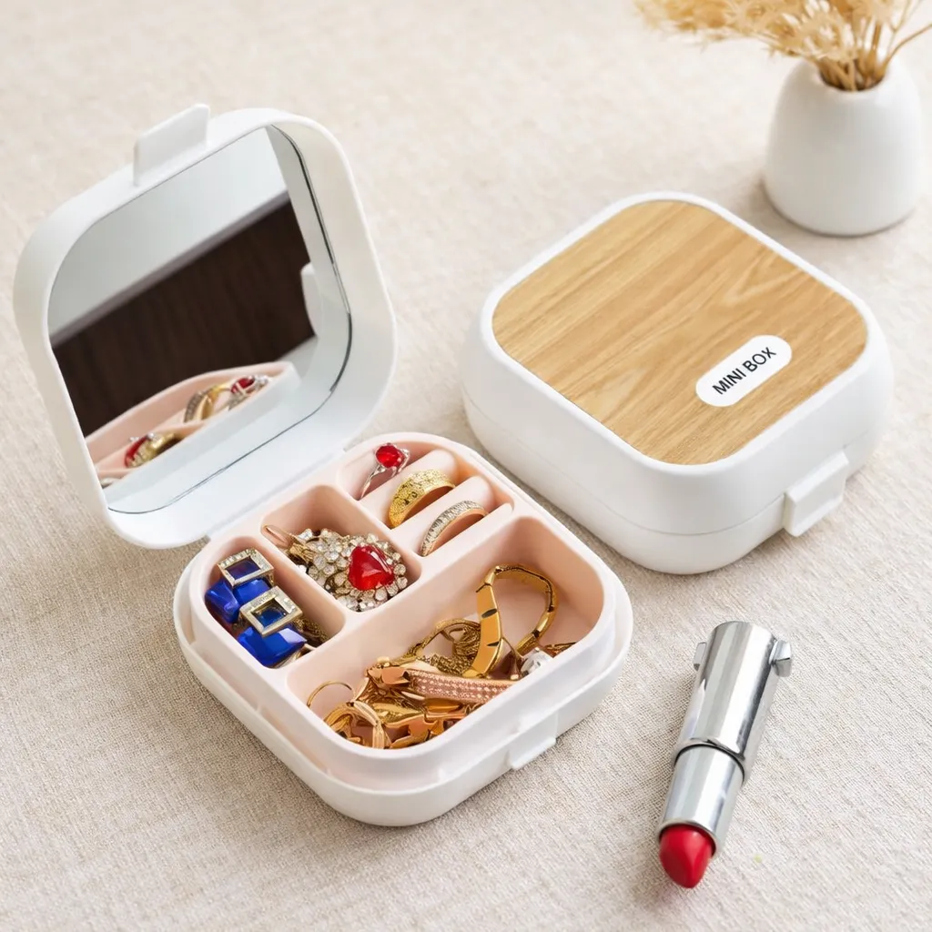 [KBS-1996] Jewellery Organiser Box with Mirror (New Design)