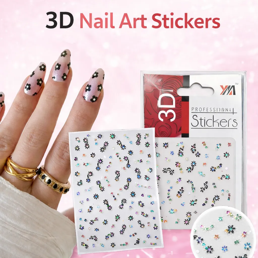 [KBS-1997] Nail Art Sticker (3D) - 1 Sheet