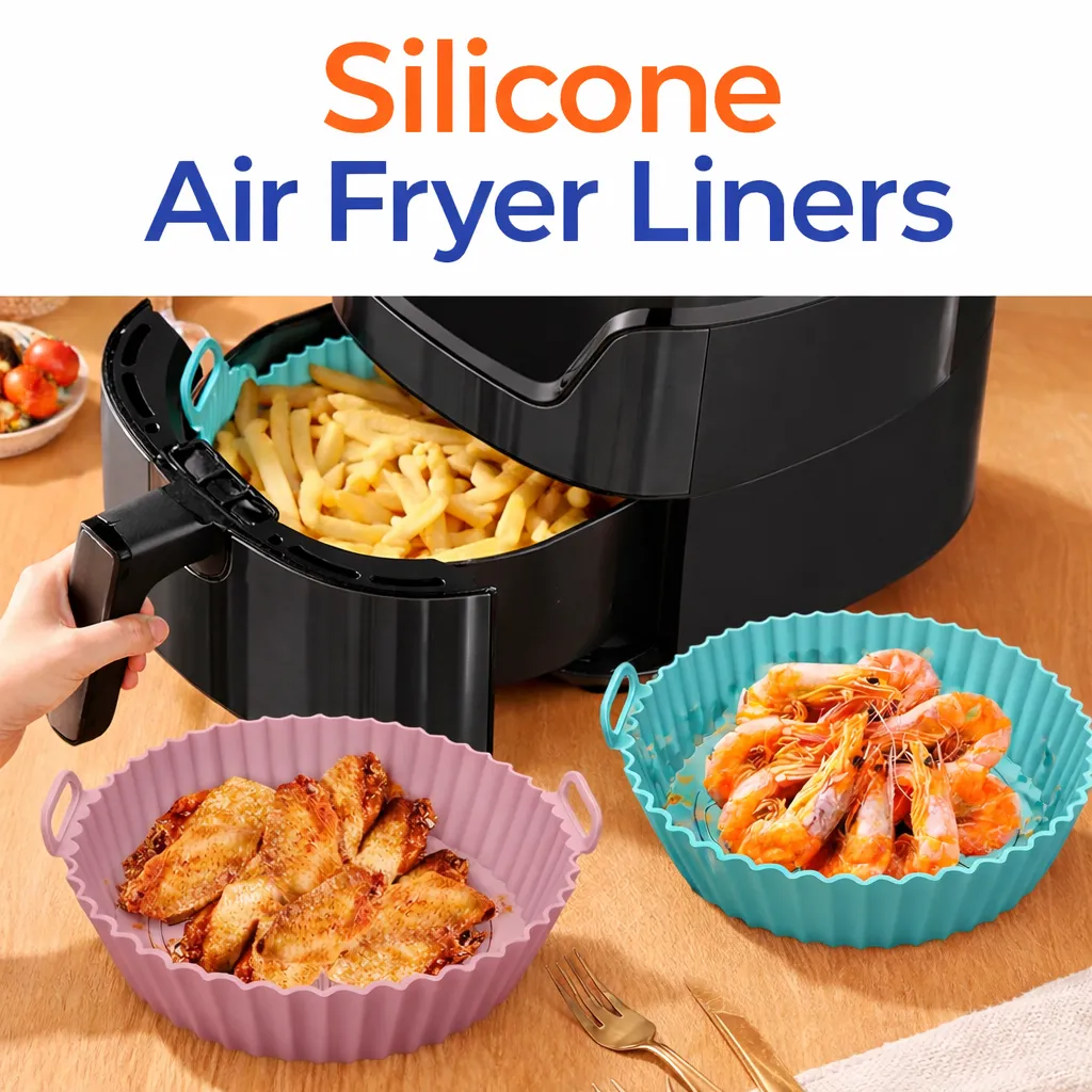 [KBS-1999] Air Fryer Silicone Liners (5 inch)