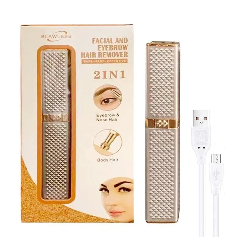 [KBS-2007] Facial Hair Remover Trimmer - Eyebrow, Upper Lip, Nose & Face Hair Removal Machine