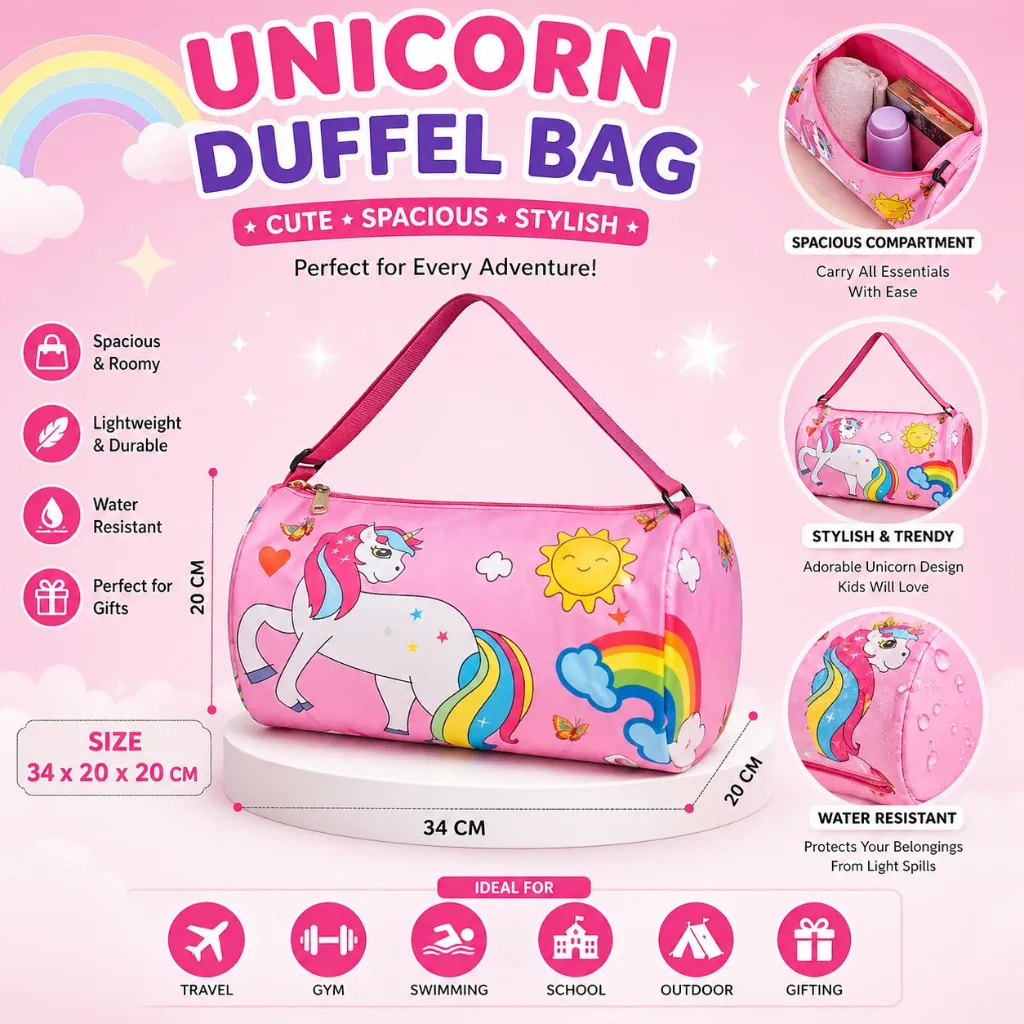 Duffel Bag (Cartoon Print)