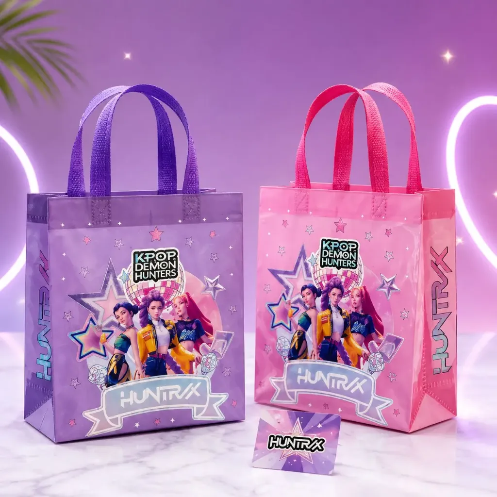 [KBS-2032] Carry Bag - K Pop Demon Hunters Theme (12X9X3.5 inch) - 1 Piece