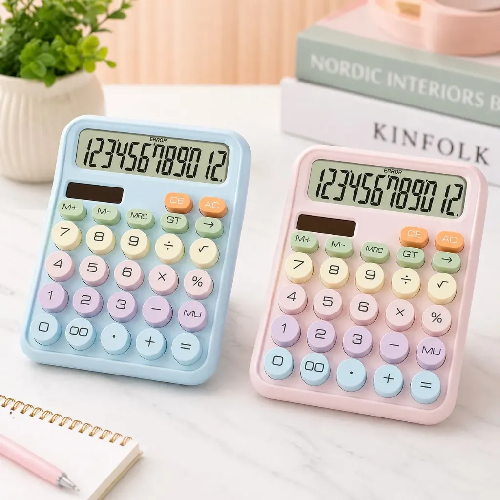[KBS-2033] Calculator KK-2280 Candy Color 12 Digit (Pack of 1)
