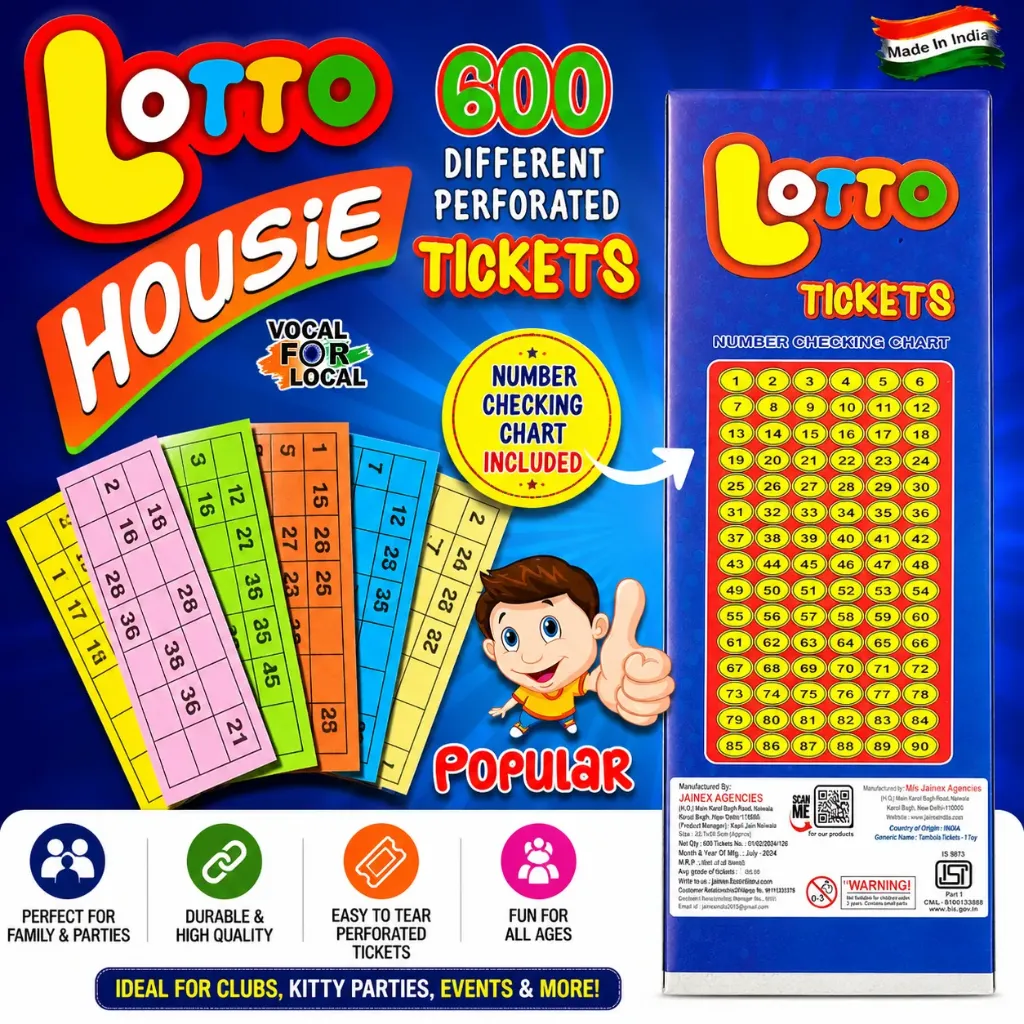 Tambola Tickets (600 Tickets)