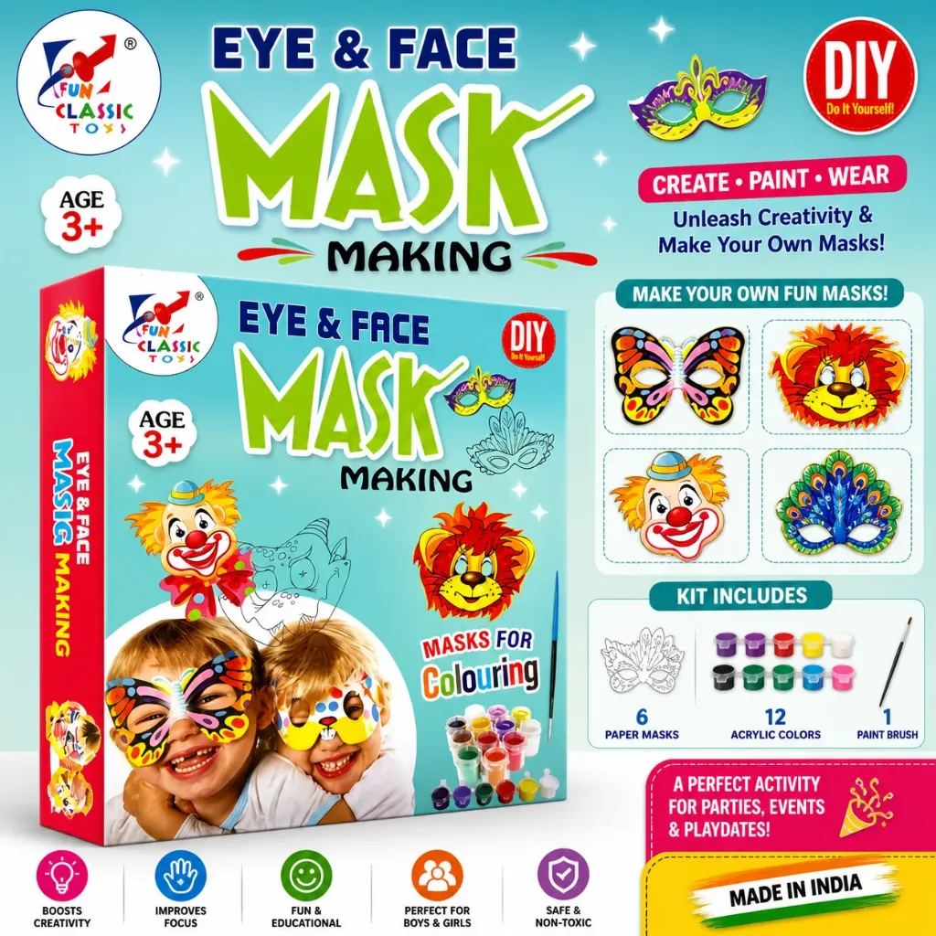 [KBS-2049] DIY Art and Craft Kit (Mask Making)