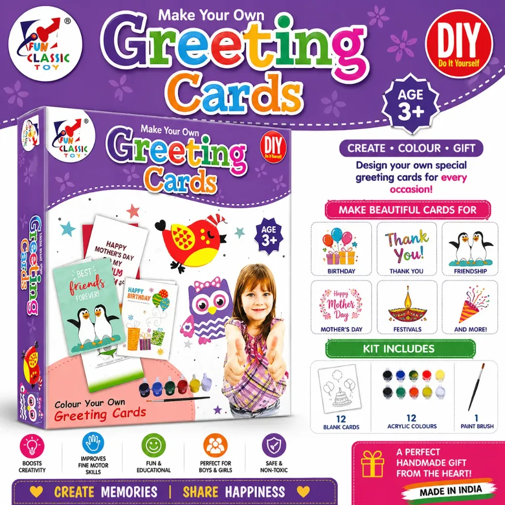 DIY Art and Craft Kit (Greeting Cards)