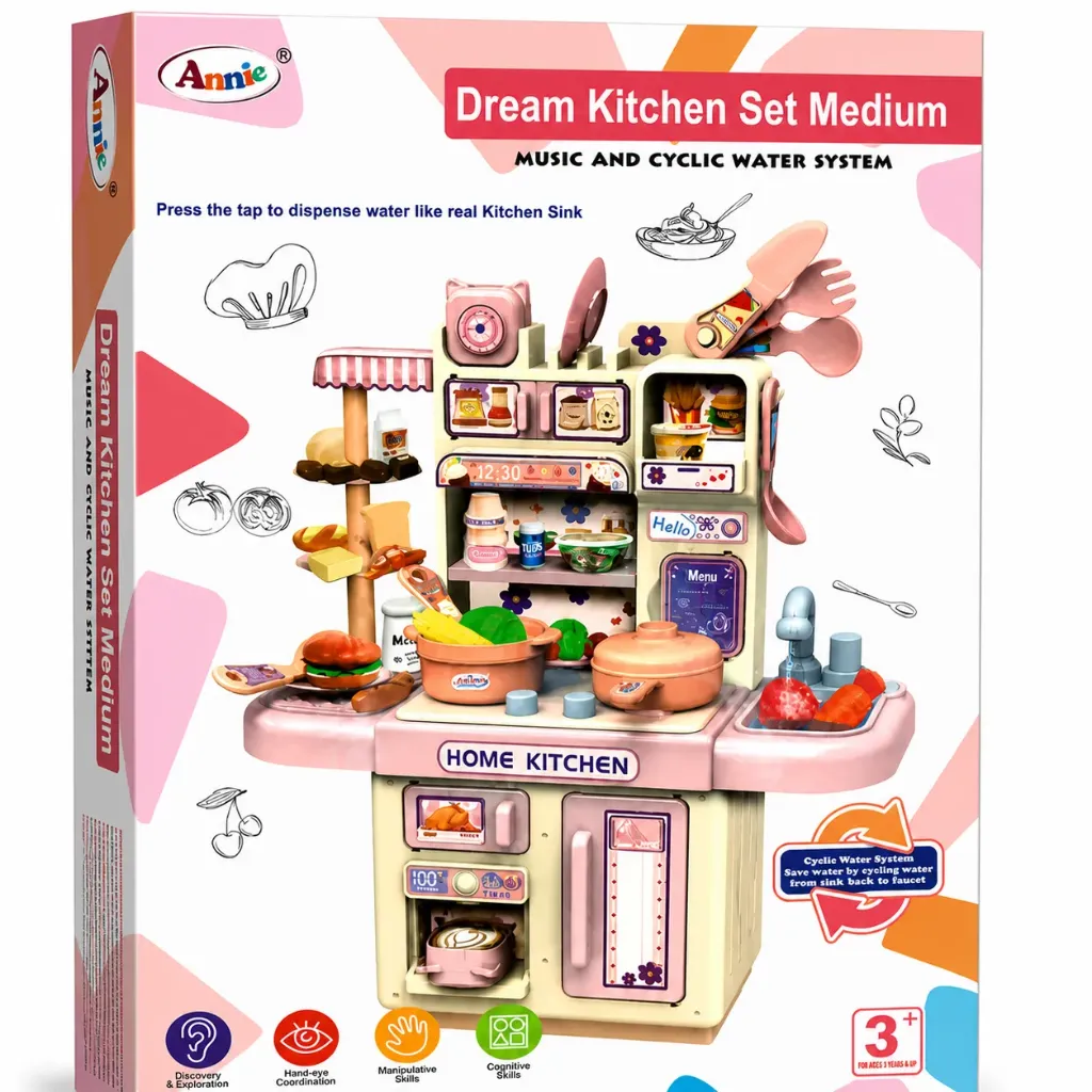 [KBS-2058] Annie Dream Kitchen Set (Medium) - Music & Cycle Water System