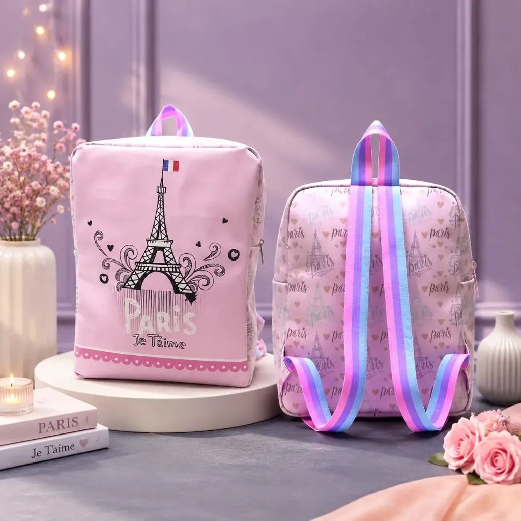 [KBS-2095] Paris Design Printed Backpack for Kids