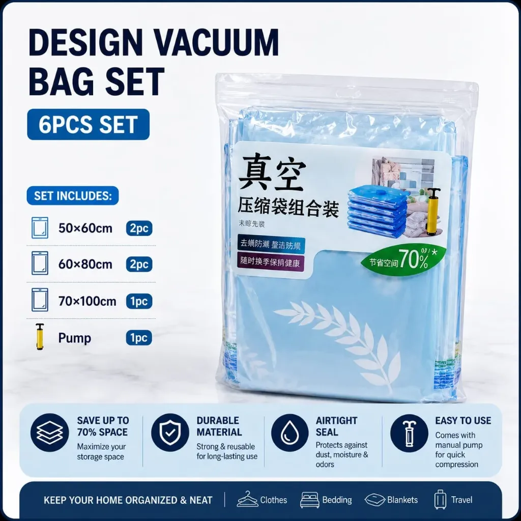 [KBS-2107] Vacuum Storage Bags (Printed)