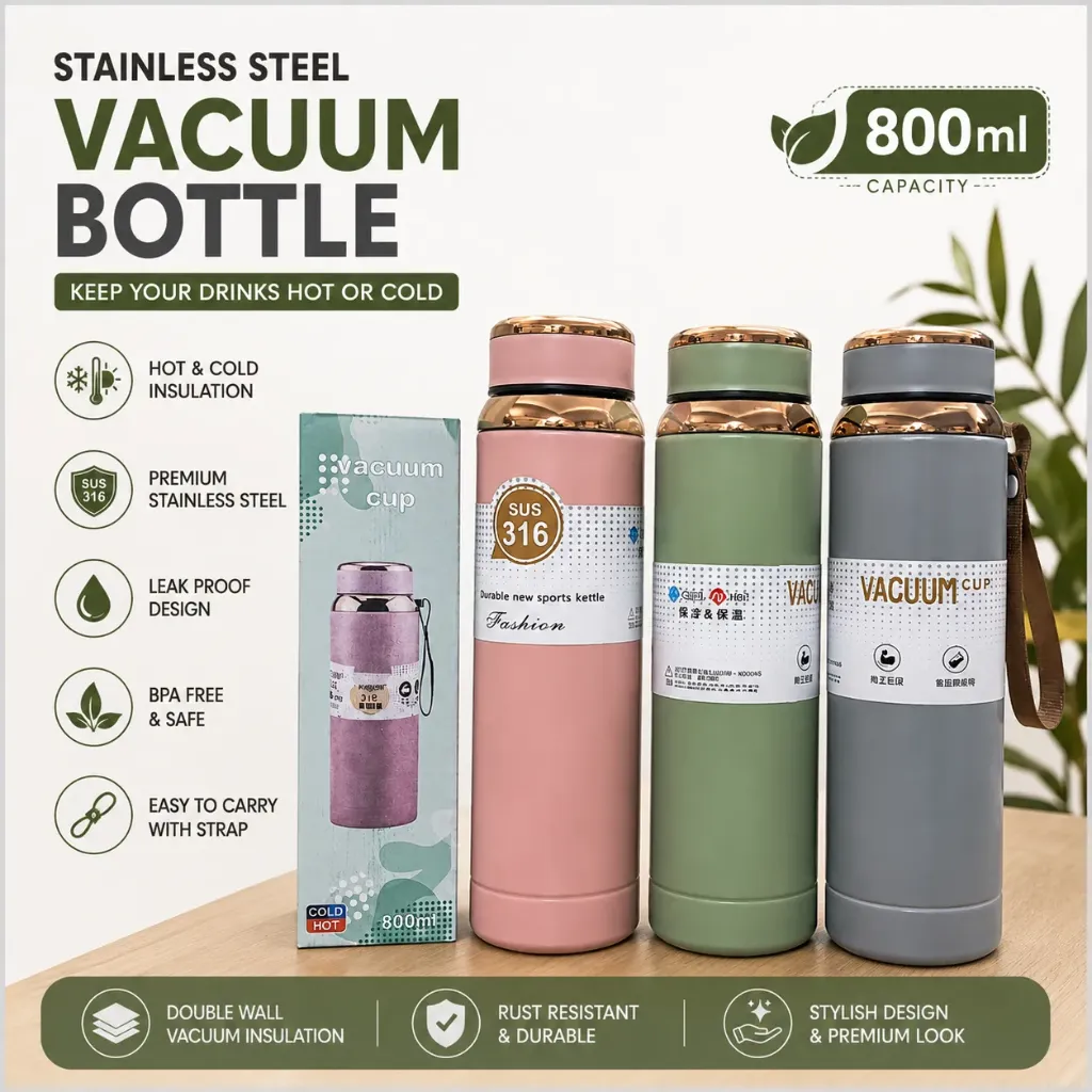 [KBS-2111] Stainless Steel Vacuum Bottle (800ml)