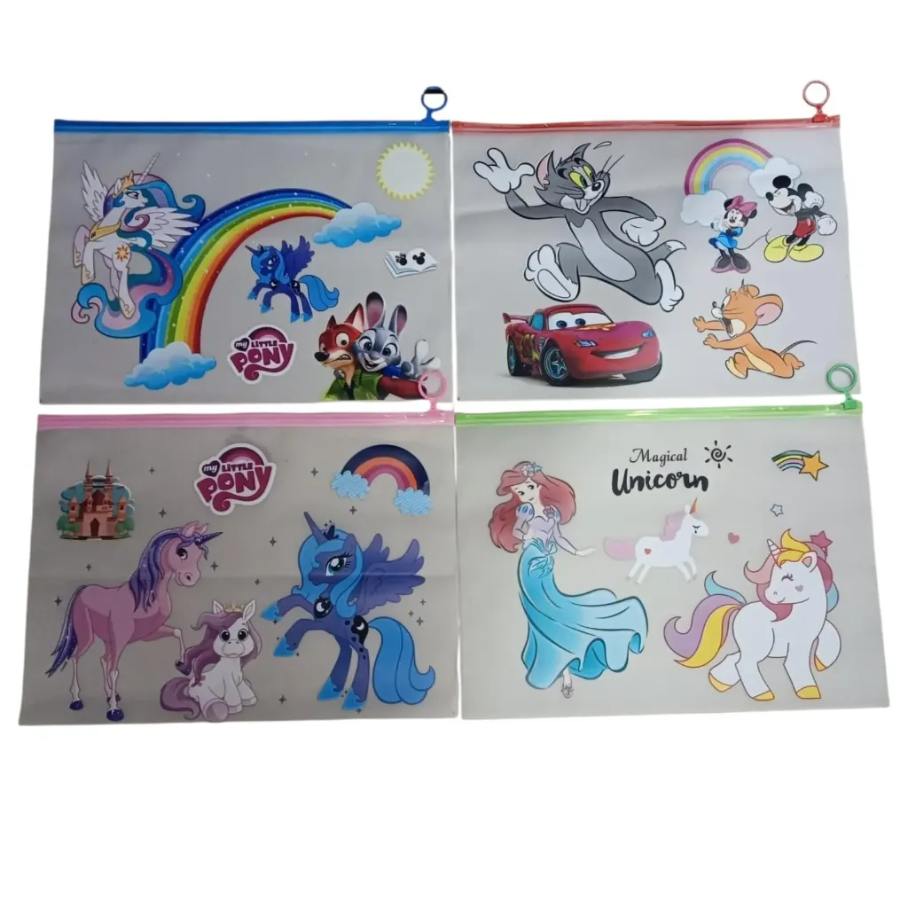 A4 Transparent Zip Lock Pouch