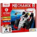 Mechanix 3 DIY Metal Construction Set for Kids (18 Models, 202 Pieces) | STEM Learning Educational Building Toy Kit