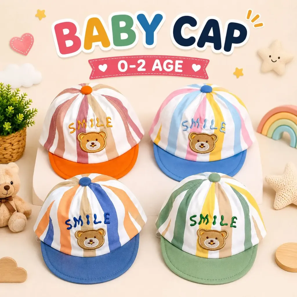 Baby Cap for Age Group 0-2 Year (No.2127)