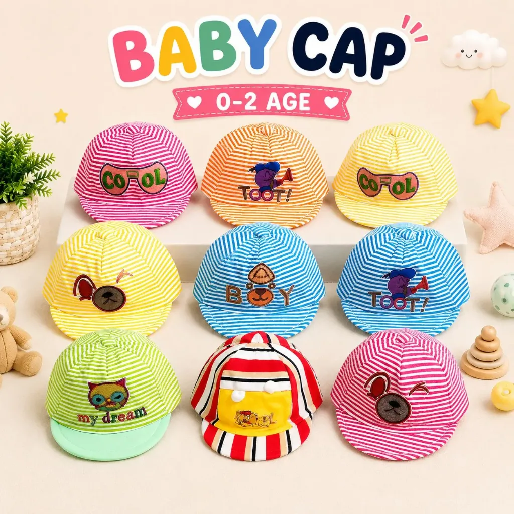 [KBS-2129] Baby Cap for Age Group 0-2 Year (No.2129)