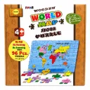 Wooden World Map Floor Puzzle