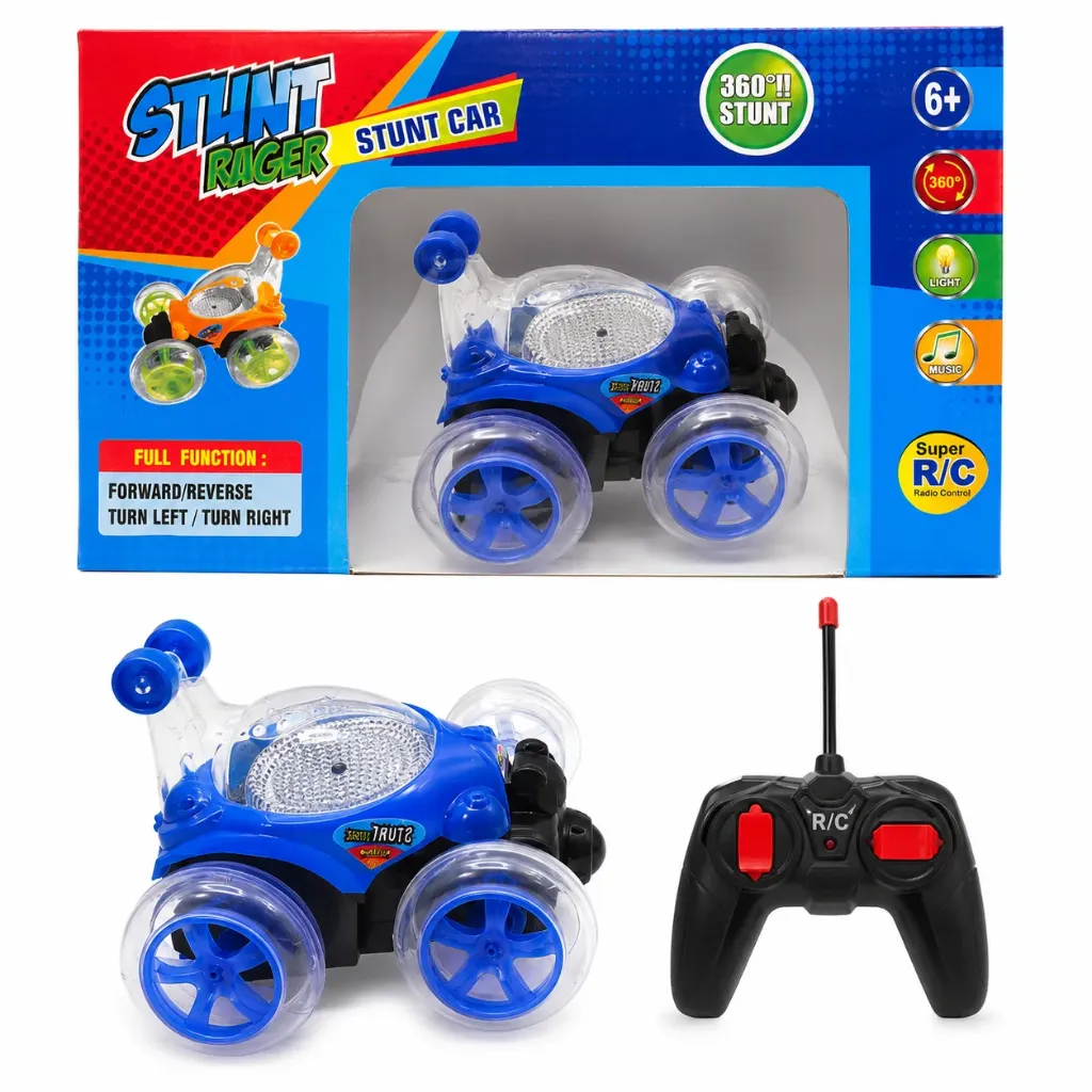 [KBS-2190] Remote Control 360° Rotating Stunt Car Toy with Light & Music