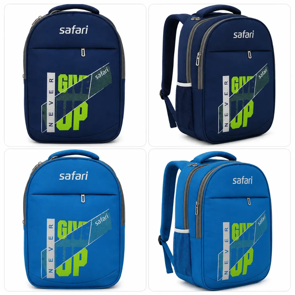 [KBS-2207] School Bag & Office Backpack (Safari, 2207)