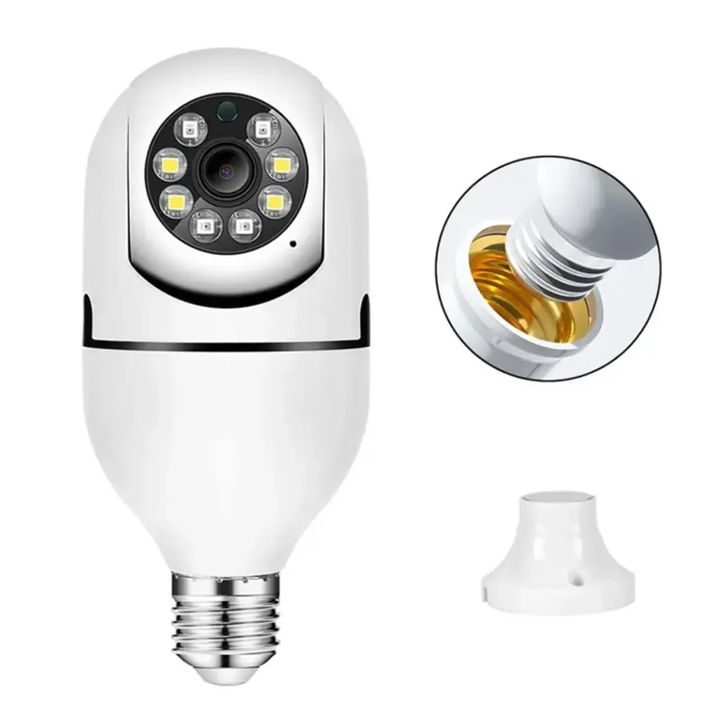 [KBS-2234] V380 Pro WiFi Smart Security Bulb Camera with Night Vision