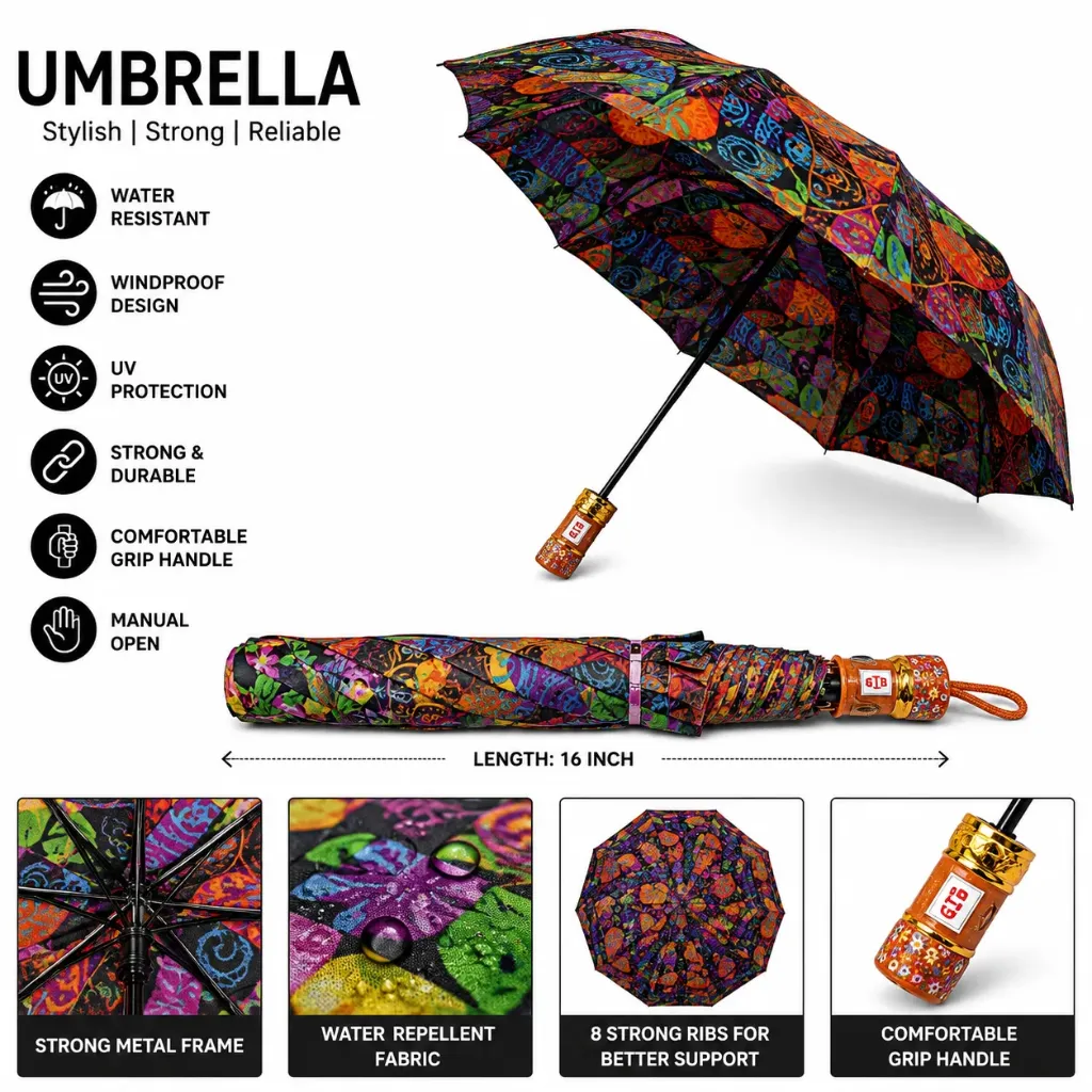 [KBS-2244] Umbrella - Multicolour (No - 2244)