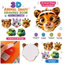 Animal Shaped Drawing Book (1 Book)