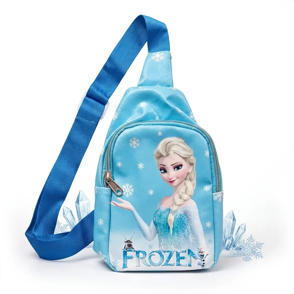 [KBS-2275] Chest Bag Faux Leather with adjustable strap (Frozen)